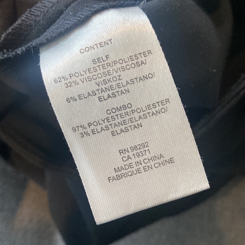 Tibi Black Riding Style Pants Ribbed Stretchy Panel Size 4 - Picture 12 of 14